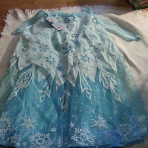 Frozen dress/ costume Elsa, size 7+ tall, new.